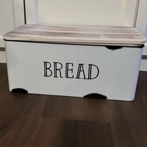 White and Black Bread Box